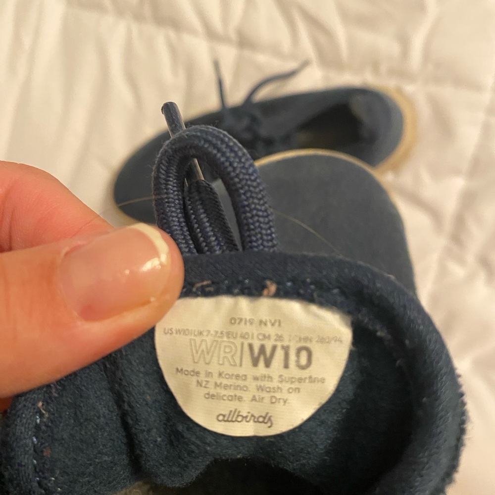 Allbirds Navy Wool Runners - Picture 2 of 5
